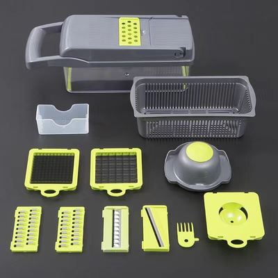 Herramientas de cocina verde/gris Cortador de verduras multifuncional para 2023