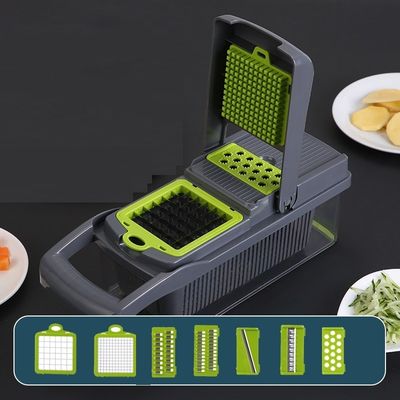 Sea creativo en la cocina con nuestro cortador manual de frutas y verduras 12 en 1