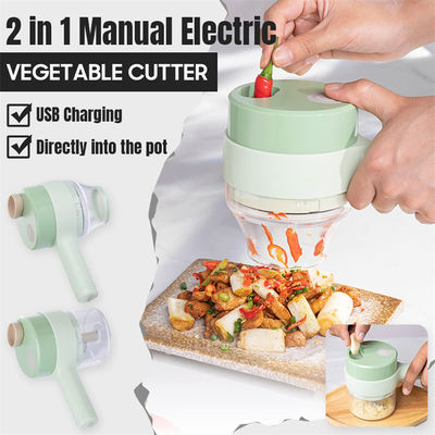Europa portátil 4 en 1 cortador de verduras juego inteligente gadget cortador eléctrico chopper de cocina