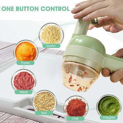 Europa portátil 4 en 1 cortador de verduras juego inteligente gadget cortador eléctrico chopper de cocina