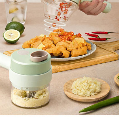 Europa portátil 4 en 1 cortador de verduras juego inteligente gadget cortador eléctrico chopper de cocina