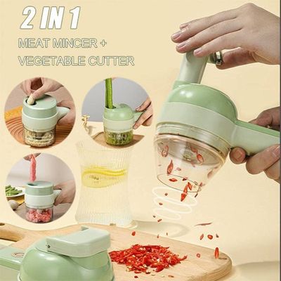 ABS PP PC Chopper de cocina de acero inoxidable Europa 4 en 1 para cortar verduras
