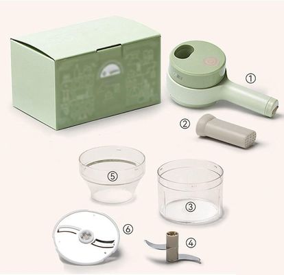 ABS PP PC Chopper de cocina de acero inoxidable Europa 4 en 1 para cortar verduras
