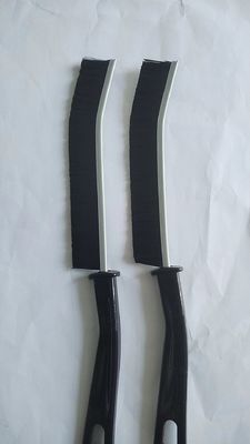 Cepillo de limpieza de hendiduras negro con cerdas duras para limpieza profunda de esquinas difíciles de alcanzar