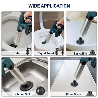 Mini bomba de baño de logotipo personalizado para desobstruir los inodoros ABS de acero inoxidable de caucho de nylon