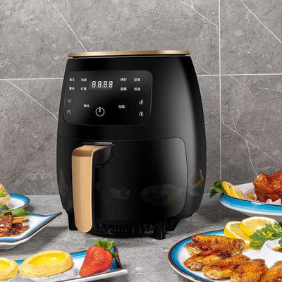 Fritadora eléctrica digital de aire profundo para cocinar pollo sano 6L a tensión V 111V-240V