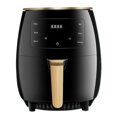 Fritadora eléctrica digital de aire profundo para cocinar pollo sano 6L a tensión V 111V-240V