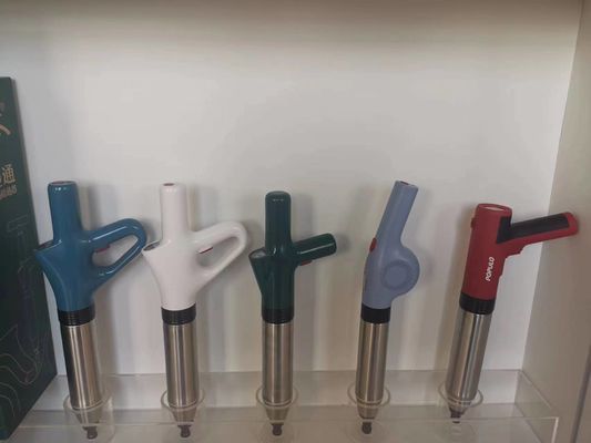 Pulsador de inodoros de presión de aire de plomería pistola de aire de drenaje para inodoros sin obstrucción