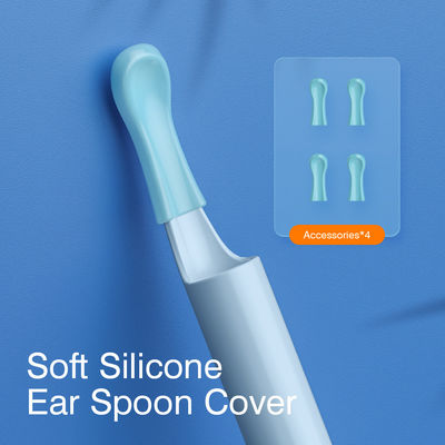 Eliminador de cerumen eléctrico con cámara de otoscopio inalámbrico y batería recargable