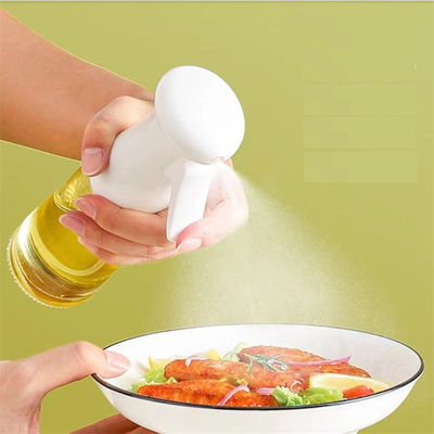Cocina de barbacoa portátil Esprayador de aceite de oliva de vidrio de sodio y calcio Botella de aceite de aerosol atomizada