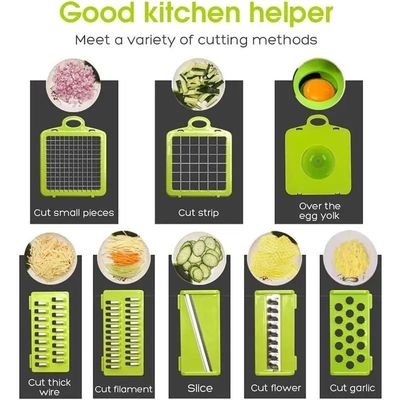 Chopper de plástico versátil para frutas verduras herramienta de cocina duradera 35.5x11.8x11.8cm