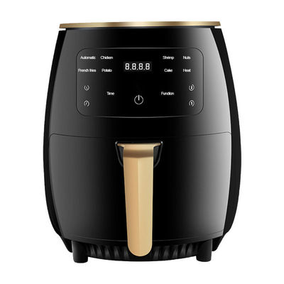4.5L 6L Fritadora de aire de plata sin aceite el secreto de comidas deliciosas y saludables