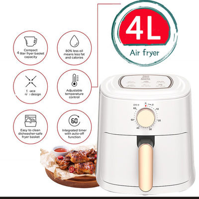 Freidora de aire eléctrica comercial para cocina camping fiesta de picnic cocina capacidad 4L