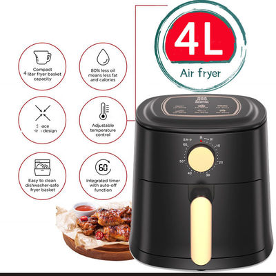 Freidora de aire eléctrica comercial para cocina camping fiesta de picnic cocina capacidad 4L