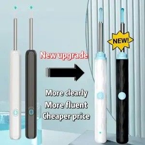 Kit de eliminación de cera de oído para limpieza doméstica con cámara y luz de limpieza de oídos Otoscope 1296P