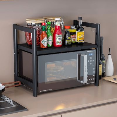 Estante de cocina organizar estante de almacenamiento de acero inoxidable para la rotación de frutas y verduras