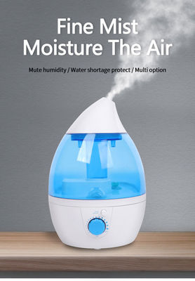 Humidificador silencioso de capacidad de 1,0-2,5 L para el hogar y el cuarto de bebés