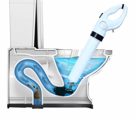 Pulsador de baño de goma ABS para 930g Desbloqueador de drenaje y Blaster de aire de alta presión