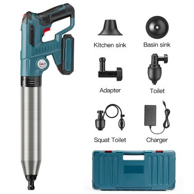 9 piezas eléctricas recargables de desbloqueador de tuberías para limpieza de productos para el hogar
