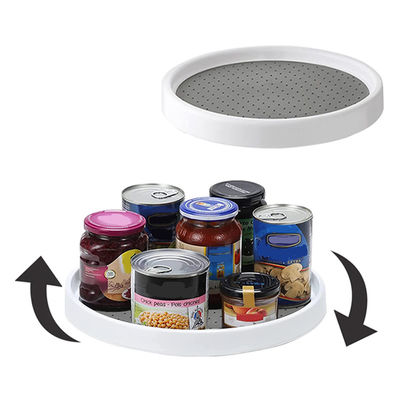 Organizador de placas giratorias de plástico para artículos de especias y colocación de frutas Tipo de pie