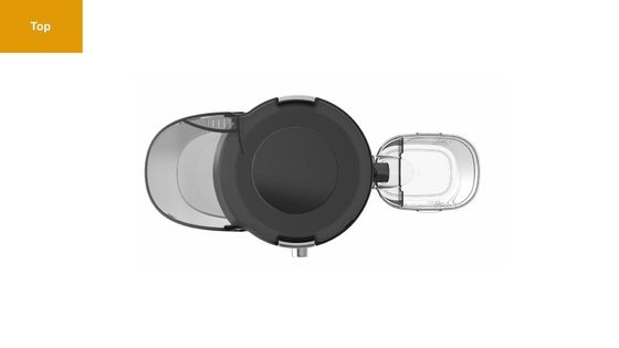 Exprimidor centrífugo de frutas con cuchilla de acero inoxidable automático comercial para fanáticos de batidos