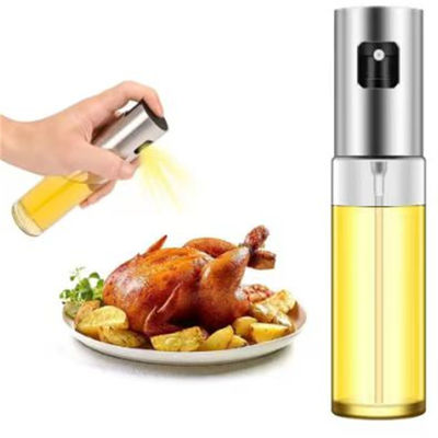 304 Acero inoxidable Sprayer de aceite atomizado botella de aceite portátil Spray para cocina en el hogar