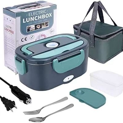 1.5L Capacidad Acero inoxidable Alimentos eléctricos más calientes Caja de almuerzo para sus comidas en movimiento