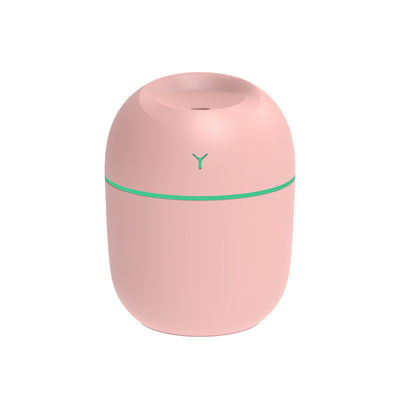 Humidificador de aire portátil de ultrasonido de 220 ml con lámpara nocturna LED y difusor de aroma USB