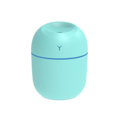Humidificador de aire portátil de ultrasonido de 220 ml con lámpara nocturna LED y difusor de aroma USB