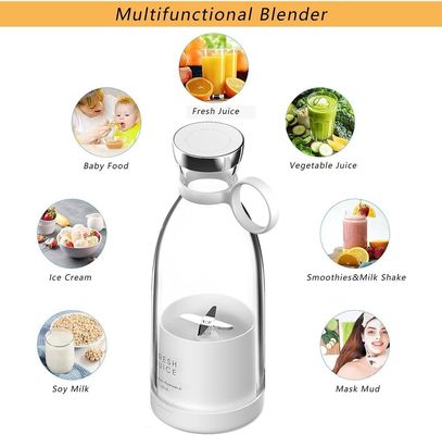 NO Mini juicer controlado por la aplicación de plástico de la taza USB portátil mezclador para batidos y batidos