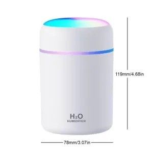 Logotipo del cliente Mini Atomizador ultrasónico USB Humidificador de aire para el hogar Hotel Escuela de automóviles