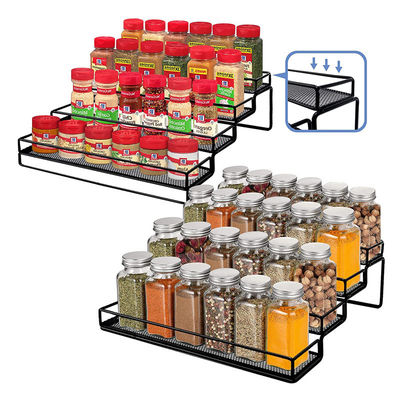 28.8*15.5*29.8cm organizador de estantes de especias de laca para el almacenamiento de baño en la cocina