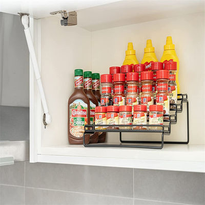 28.8*15.5*29.8cm organizador de estantes de especias de laca para el almacenamiento de baño en la cocina