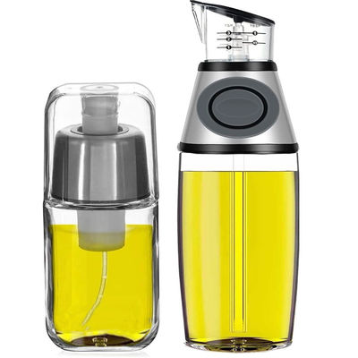 OEM ODM 500 ml de vinagre de oliva Dispensador de vidrio de aceite de cocina Dispensador de botella de aceite de cocina