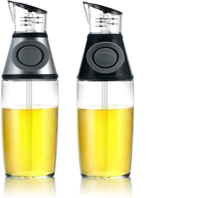 OEM ODM 500 ml de vinagre de oliva Dispensador de vidrio de aceite de cocina Dispensador de botella de aceite de cocina