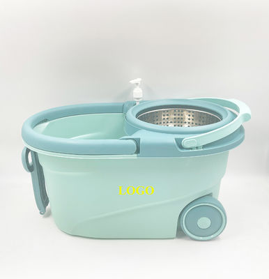 Cabeza de fregona de esponja Magia 360 fregona para el hogar con barra de torsión de acero inoxidable Logotipo personalizado