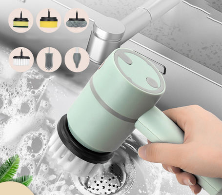 Cepillo eléctrico de limpieza para limpieza sostenible de cocina y baño USB recargable