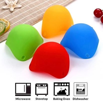 Copas de silicona para cocinar en microondas muestras de muestras gratuitas herramientas de huevo