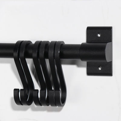 Novedad Ganchos 30cm Varilla de metal no perforada Almacenamiento de especias para colgar utensilios de cocina