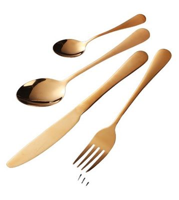 Restaurante Set de cubiertos para el hogar Hotel 410 Cuchillo de acero inoxidable cuchara de tenedor para pastel de carne
