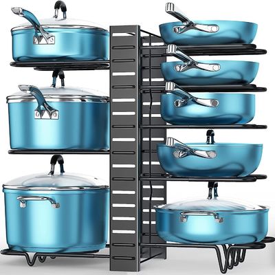 Estante de hierro plegable funcional para tablero de corte de cocina Almacenamiento sin punción