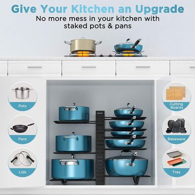 Estante de hierro plegable funcional para tablero de corte de cocina Almacenamiento sin punción