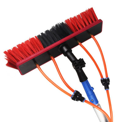 Limpieza del hogar Equipo de lavado de ventanas rojas con spray de agua x23 pincel