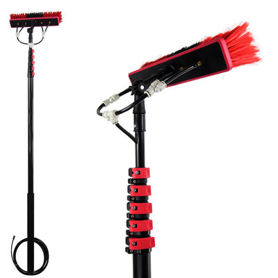 Limpieza del hogar Equipo de lavado de ventanas rojas con spray de agua x23 pincel
