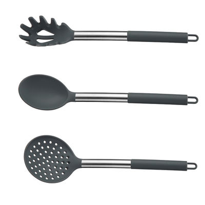 Cuchara antiadherente de silicona para freír pescado Spatula de fugas Set de utensilios de cocina para el hogar