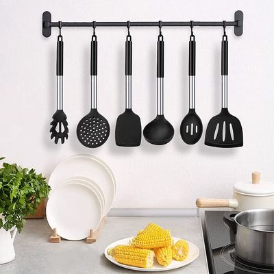 Cuchara antiadherente de silicona para freír pescado Spatula de fugas Set de utensilios de cocina para el hogar