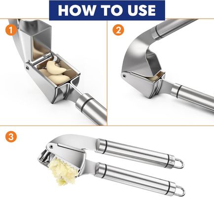 Maquinaria para triturar el ajo y las hortalizas Pimienta, jengibre, escurridor, herramienta de trituración de mano Accesorios de cocina