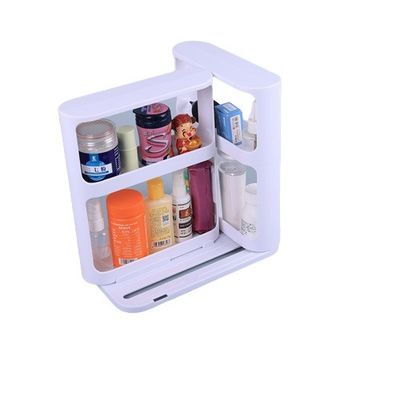 Conveniente de rotación de 2 niveles de rotación de especias para el almacenamiento del gabinete de cocina