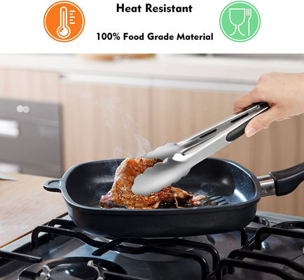 Acero inoxidable alimento aislamiento anticalor clip de pan de silicona para juegos de utensilios duraderos