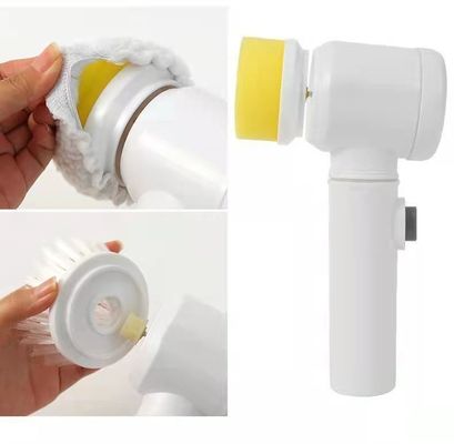 Cepillo eléctrico de limpieza Blanco 138G USB recargable para limpieza de baldosas de bañera de cocina